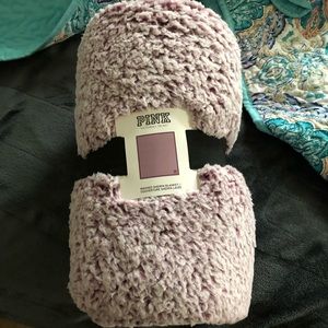 VS Pink Sherpa blanket